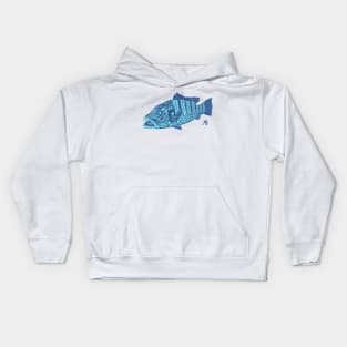 Bluebera Snapper Kids Hoodie